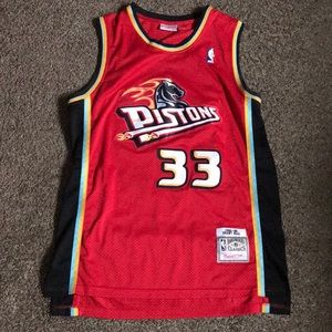 Retro Grant Hill Pistons Jersey